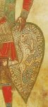 Щит. Деталь форзаца Федоровского Евангелия, Феодор Стратилат 1320-х гг..jpg