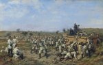 Ковалевский П. Привал 140-го пех. Зарайского полка 35-й пех. дивизии, 1877. 1880-егг..jpg
