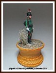 Унтер-офицер Лейб-гвардии егерского батальона. Россия, 1802-1804г.г.....JPG