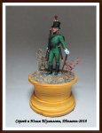 Унтер-офицер Лейб-гвардии егерского батальона. Россия, 1802-1804г.г...JPG